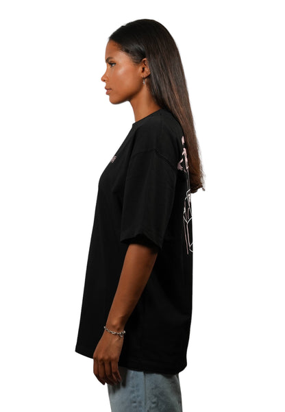 BAAS OVERSIZED TEE BLACK CARTS