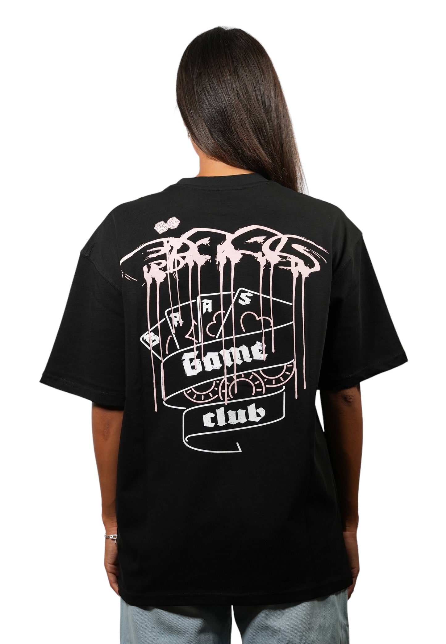 BAAS OVERSIZED TEE BLACK CARTS