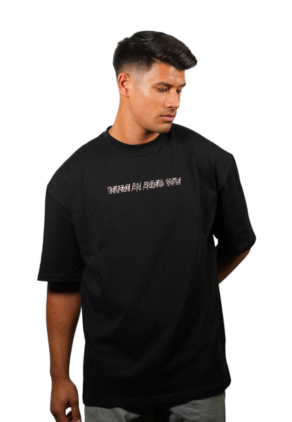 BAAS OVERSIZED TEE BLACK CARTS