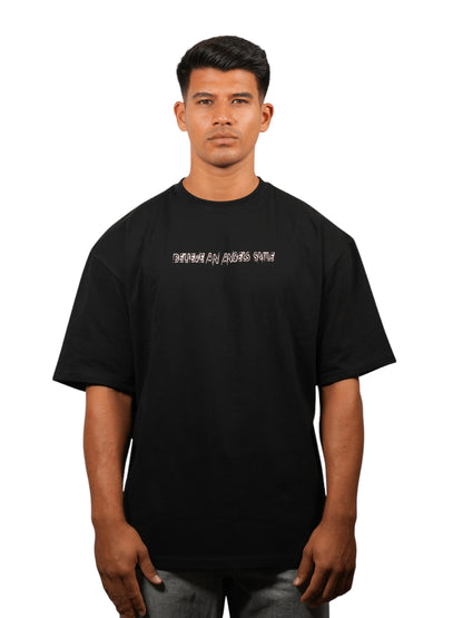 BAAS OVERSIZED TEE BLACK CARTS