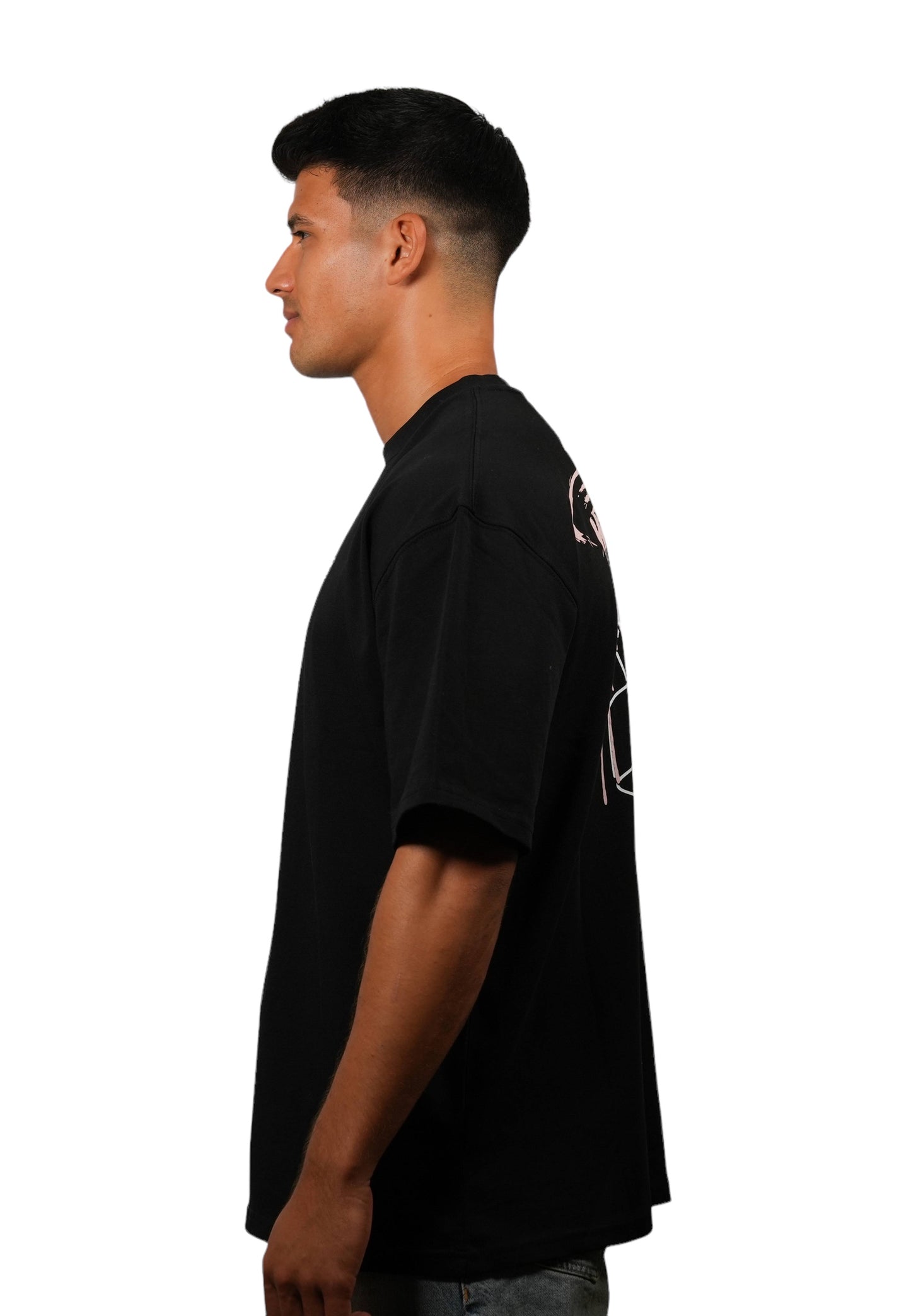 BAAS OVERSIZED TEE BLACK CARTS